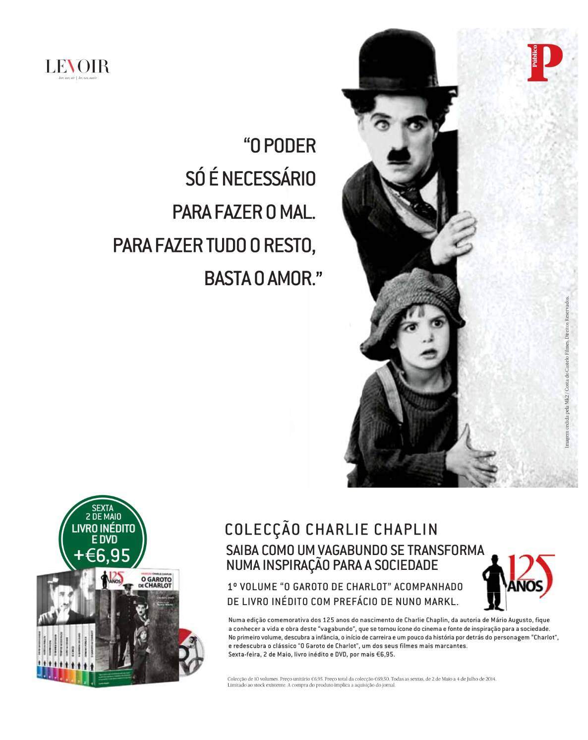 Público lança Colecção "Charlie Chaplin 125 Anos"_2
