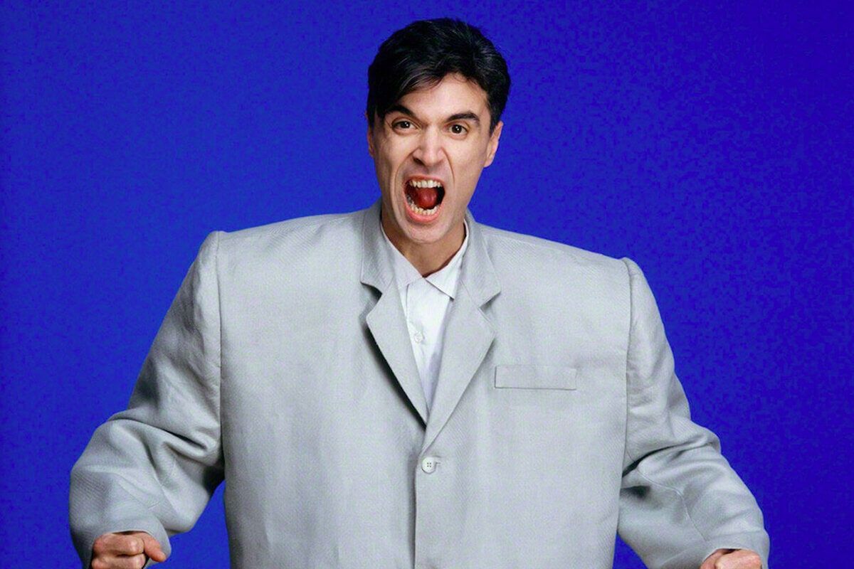 Retrato de David Byrne, por Deborah Feingold