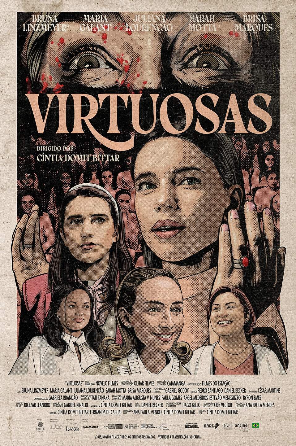 Cartaz assinado pelo ilustrador Cristiano Siqueira