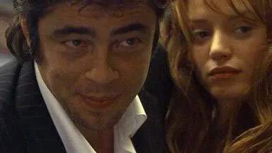 Ana Cristina de Oliveira com Benicio del Toro em "Lucky Star"